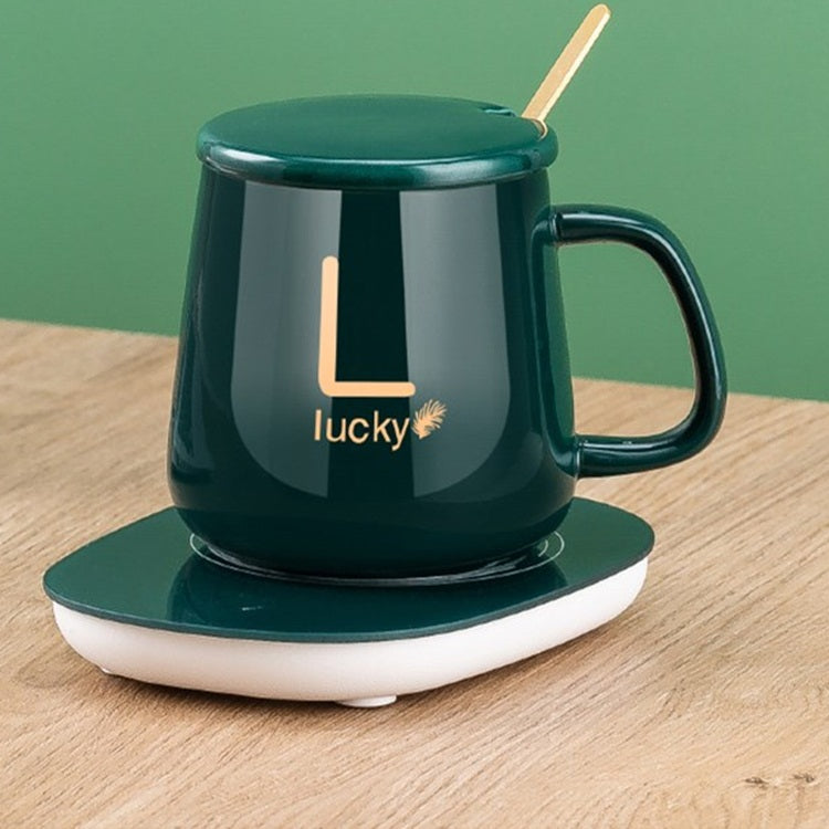 Electric Mug Warmer Plate with Ceramic Mug – Keep Your Drinks Hot