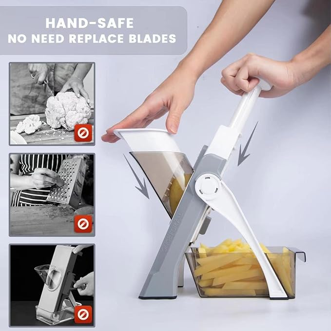 French Fries Potato Cutter – Easy-to-Use Manual Slicer for Kitchen