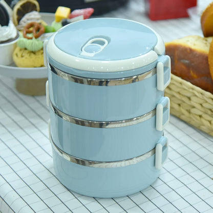 3 Tier Stainless Steel Tiffin Box – Leakproof & Insulated Lunch Carrier