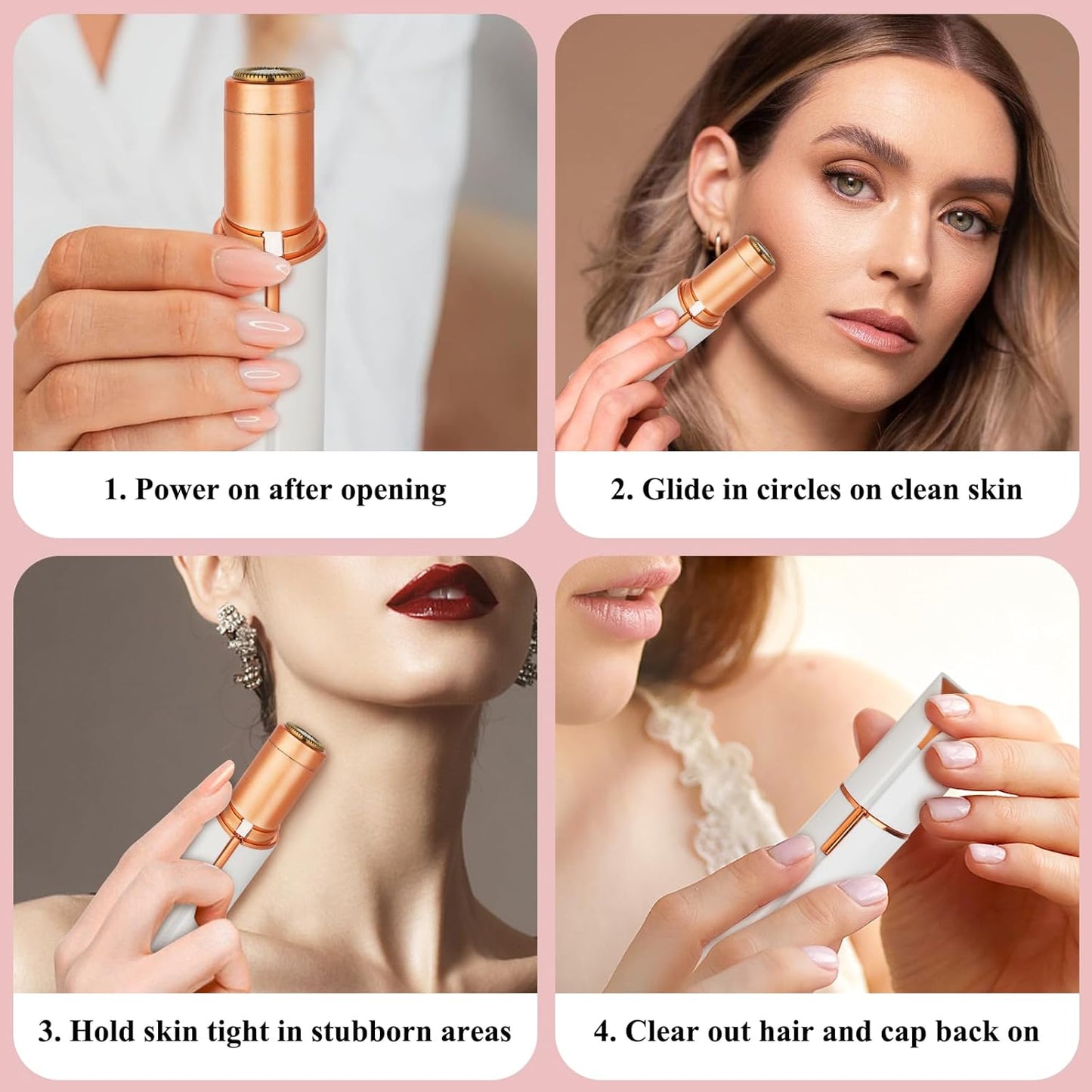 Flawless Electric Hair Remover – Portable & Skin-Friendly for Daily Use