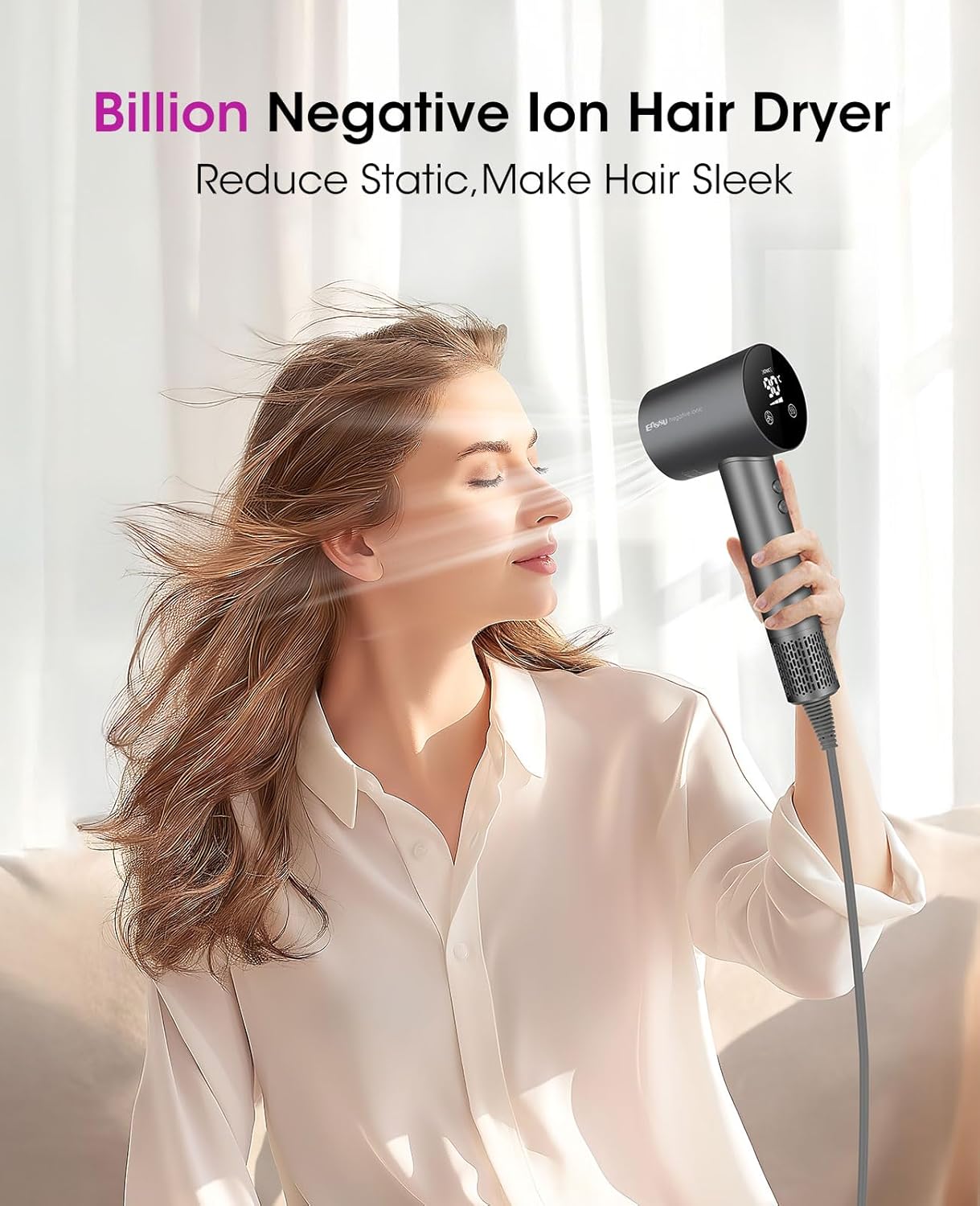 Professional Hair Dryer – Powerful & Lightweight Electric Blow Dryer