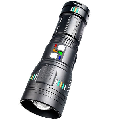 Ruilang 601 Torch – 3KM Long Range LED Light with 4×3800mAh Batteries
