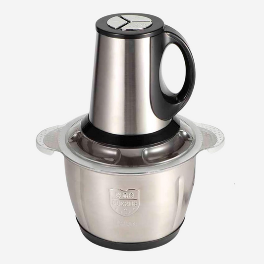 Anex Electric Meat Chopper 850W – 5 Blades, Garlic Peeler, Egg Mixer
